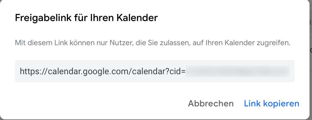 Schritt 3 - URL kopieren
