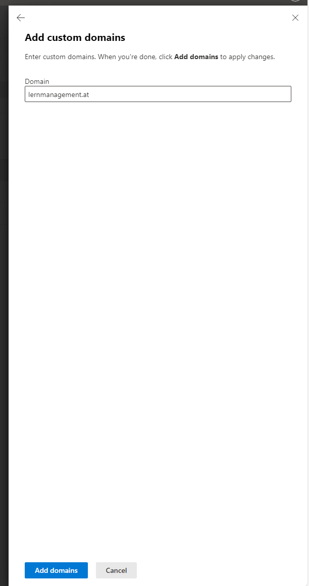 lernmanagement.at Domain