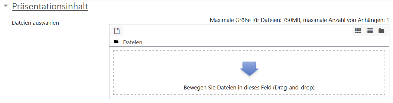 Präsentationsinhalt