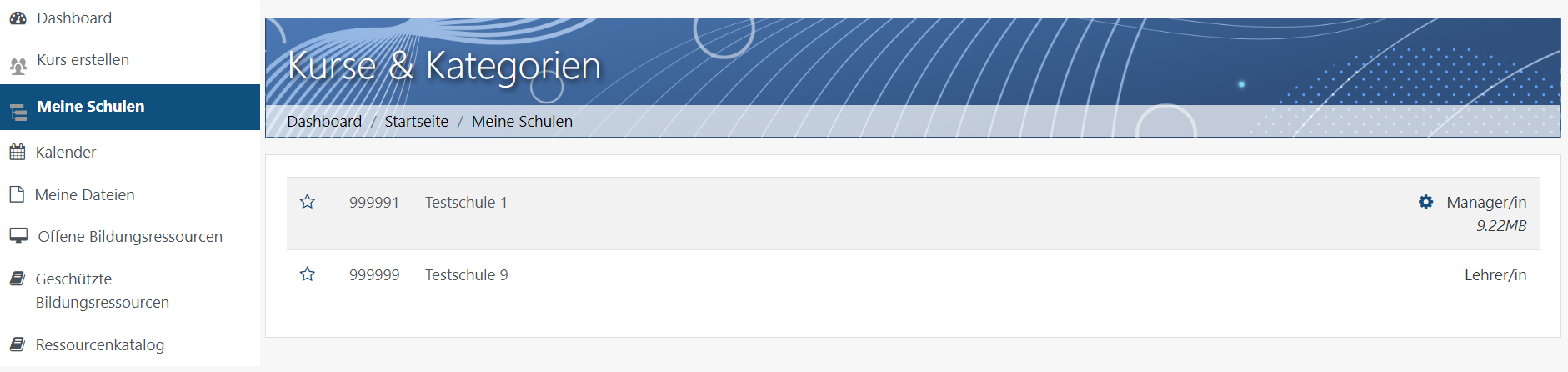 Meine Schulen
